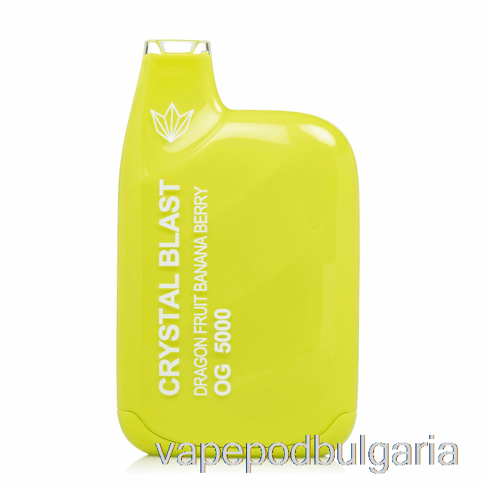 Vape Течности Crystal Blast Og5000 за еднократна употреба Dragonfruit банан Бери